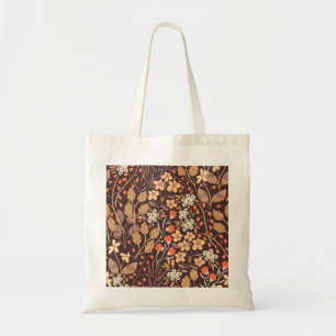 Autumn Flora: Vintage Seamless Pattern Tote Bag