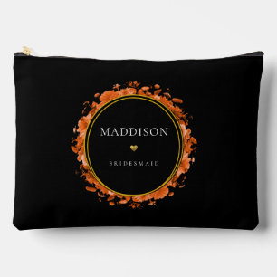 Autumn Floral Bridesmaid Accessory Pouch
