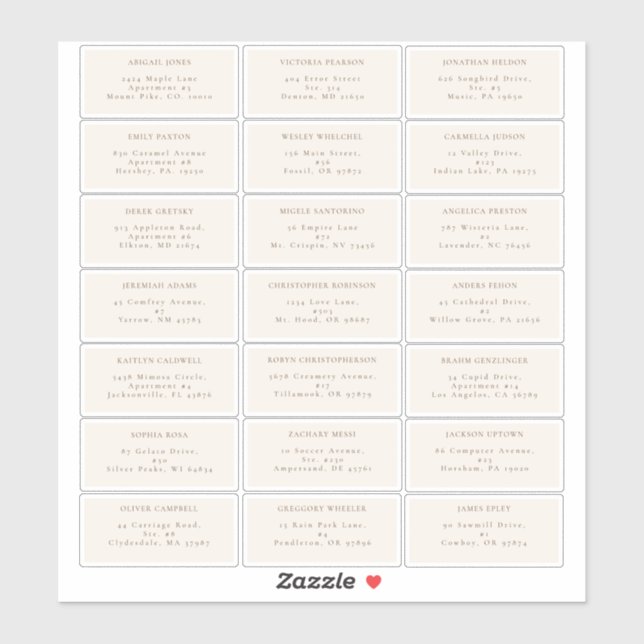 Autumn Floral Burgundy Wedding Guest Address Label (Sheet)