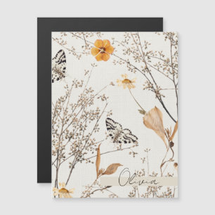 Autumn Floral Butterfly