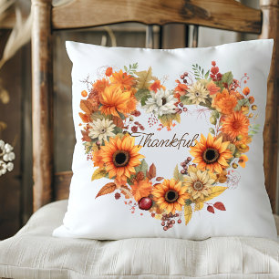 Autumn Floral Cushion