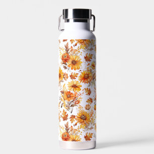 Autumn Floral Pattern B01 Water Bottle