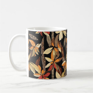 Autumn Floral Pattern Coffee Mug