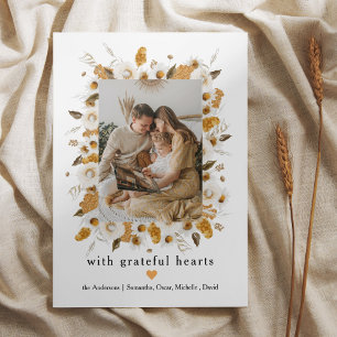 Autumn Floral Photo Frame   Thanksgiving 