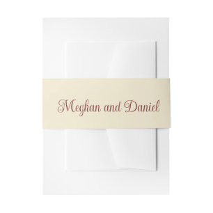 Autumn Floral Pumpkin Wedding Invitation Belly Band