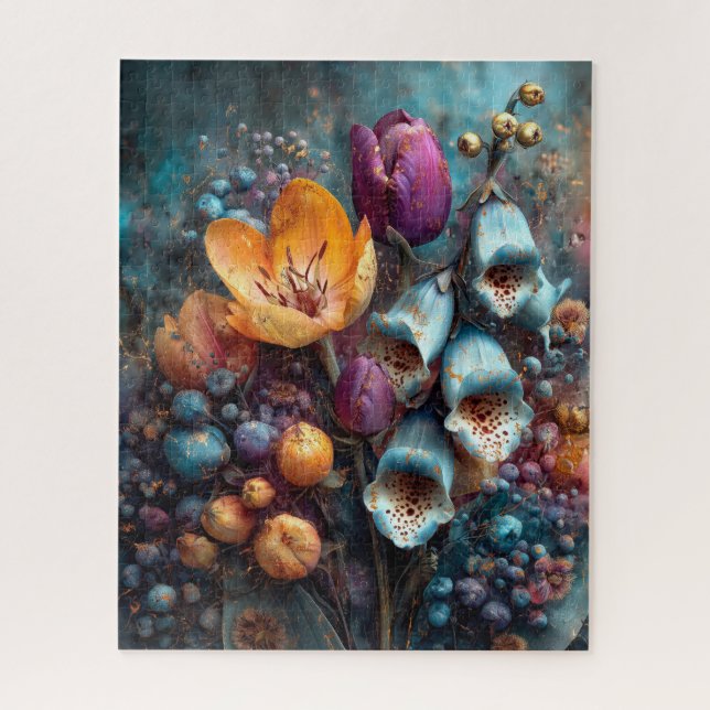 Autumn Floral Puzzle (Vertical)