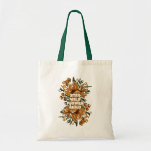 Autumn Floral Rustic Pattern  Tote Bag
