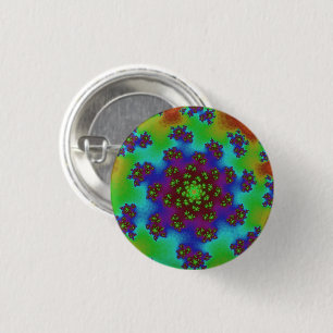 Autumn Floral Sprinkles 3 Cm Round Badge