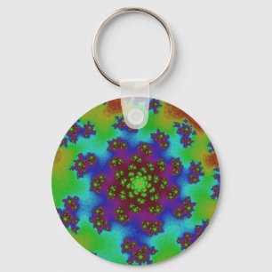 Autumn Floral Sprinkles Key Ring