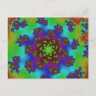 Autumn Floral Sprinkles Postcard