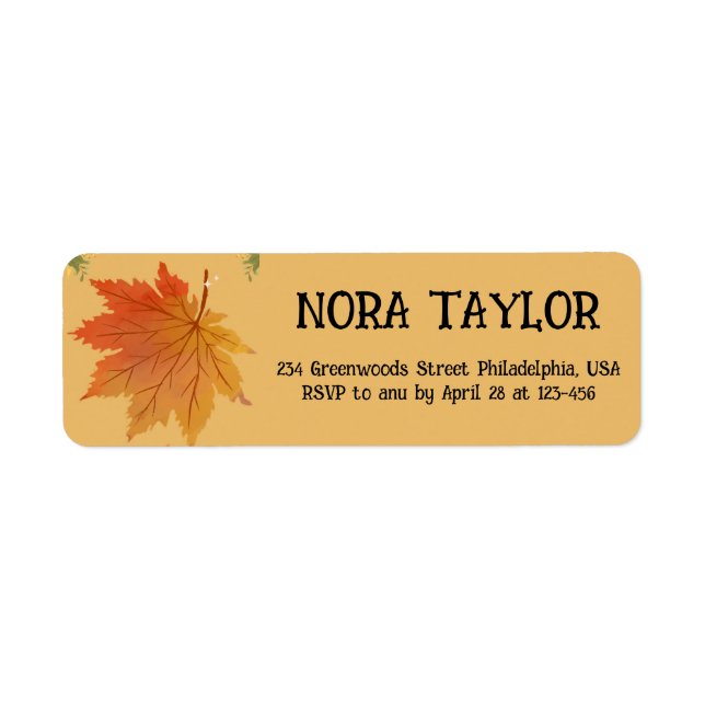 Autumn Floral Thanksgiving Dinner (Front)