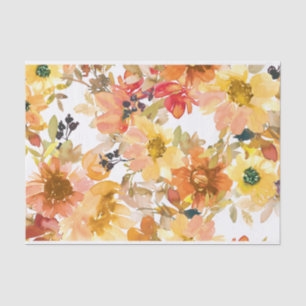 Autumn Floral Tissue Paper