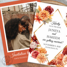 Autumn Floral Wedding 