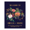 Autumn Floral Wedding Welcome