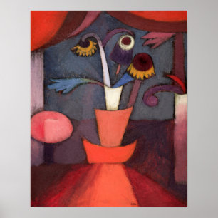 Autumn Flower (1922) by Paul Klee Poster