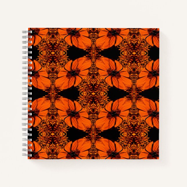 Autumn flower array...... notebook (Front)