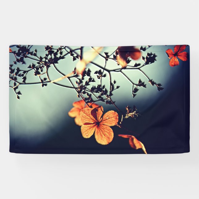 Autumn Flower Banner (Horizontal)
