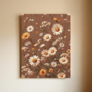 Autumn Flower Cottagecore Botanical Floral Rustic Postcard