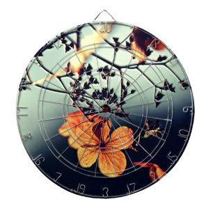 Autumn Flower Dartboard