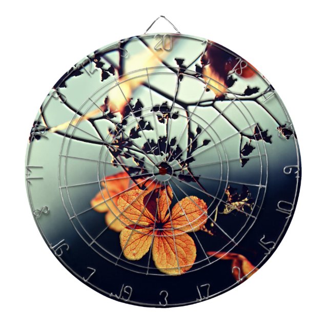 Autumn Flower Dartboard (Front)