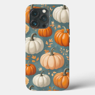 Autumn Flower Fall Pumpkin Girl Women iPhone 13 Pro Case