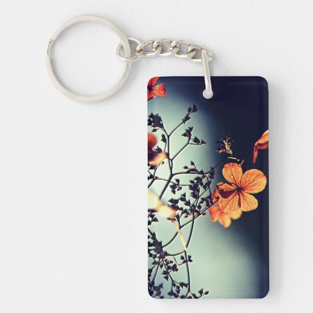 Autumn Flower Key Ring (Front)