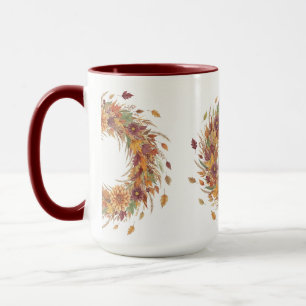 Autumn Flowers and Leaves, Author Natasha Us   Mug