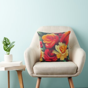 Autumn Flowers Cushion