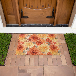 Autumn Flowers Doormat