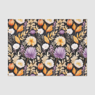 Autumn Flowers Fall Decoupage Tissue Paper