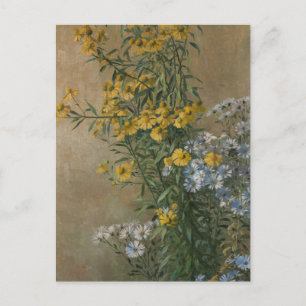 Autumn Flowers Gunnar Gunnarsson Wennerberg Postcard