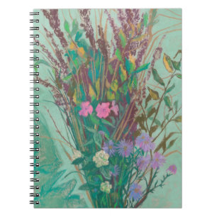 Autumn flowers notebook