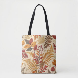 Autumn Foliage and Berries – Warm Earthy Tones Tote Bag