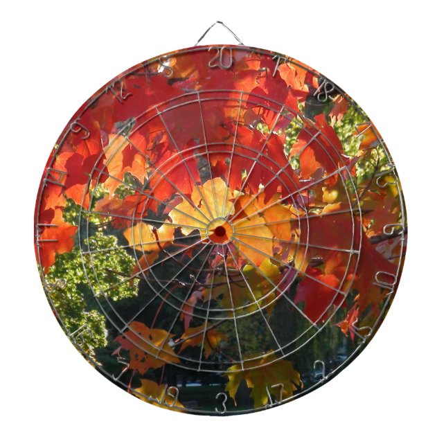 Autumn Foliage Dartboard (Front)