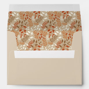 Autumn Foliage Fall Harvest Thanksgiving Envelope