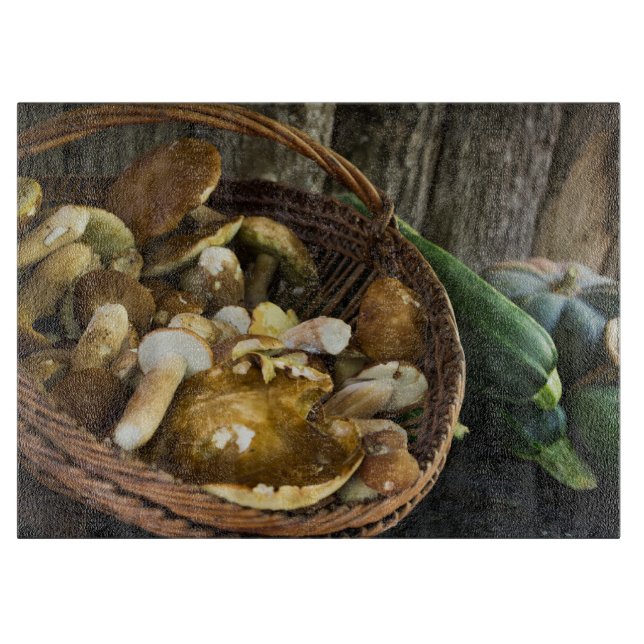 Autumn food still life cutting board (Front)