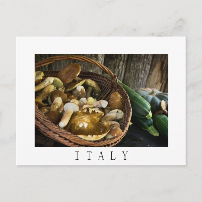 Autumn food still life in Italy postcard (Front)