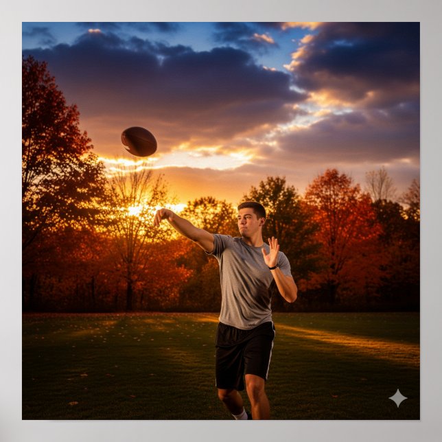 Autumn Football Poster (Front)