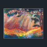 Autumn Forest 4 Postcard<br><div class="desc">Original oil painting showing beautiful sunset landscape.Autumn forest and sky. Modern Impressionism © and ® Bigstock® - All Rights Reserved.</div>