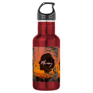 Autumn Forest Aesthetic Custom Name Water Bottl 532 Ml Water Bottle