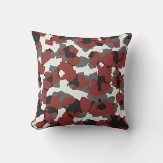 Autumn Forest Camouflage Pattern Cushion