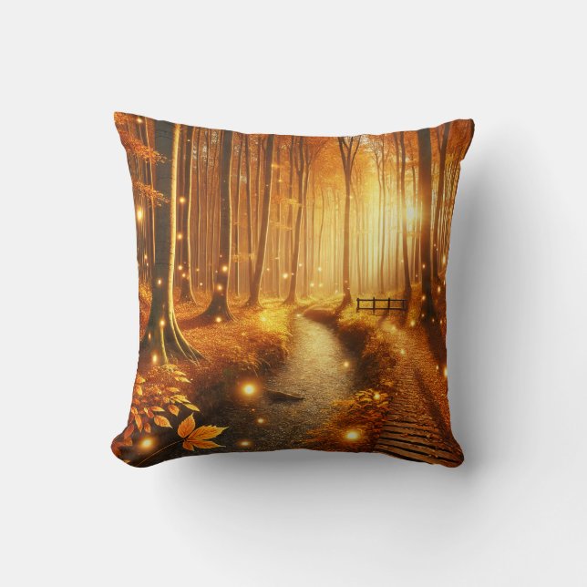Autumn Forest Cushion (Front)