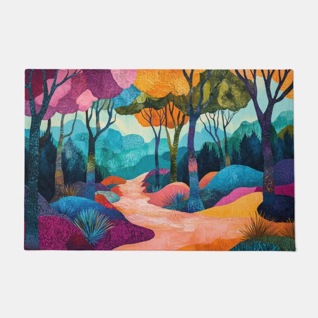 Autumn Forest Doormat (Front)