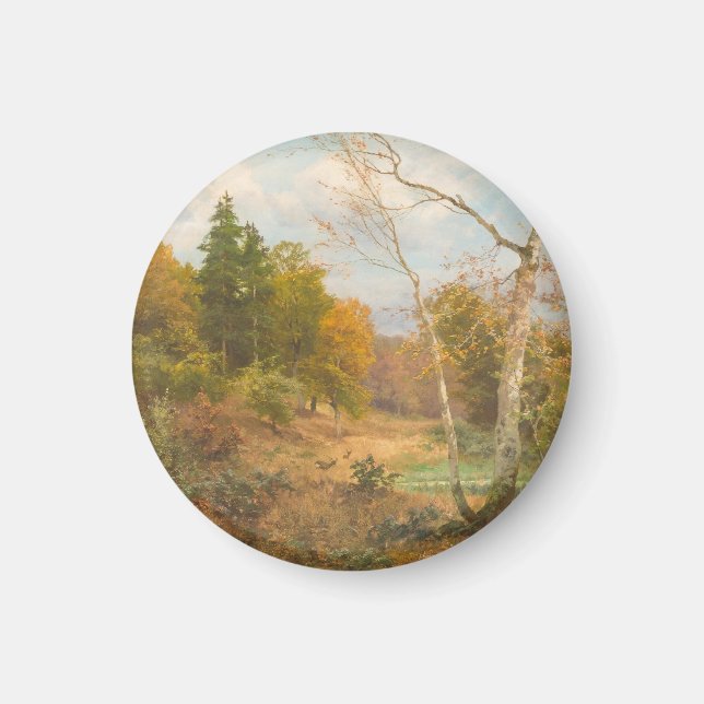 Autumn Forest – Heinrich Böhmer Magnet (Front)
