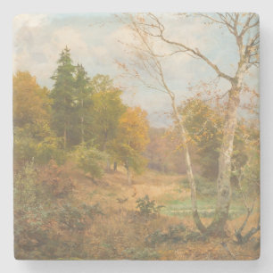 Autumn Forest – Heinrich Böhmer Stone Coaster