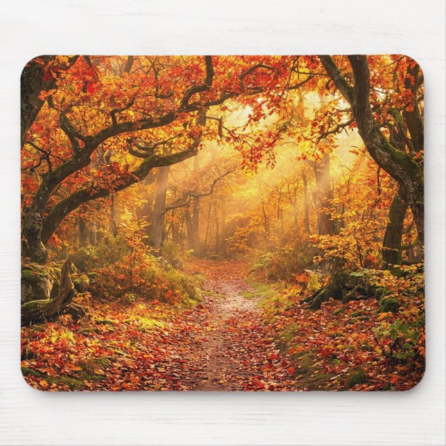 Autumn Forest Mouse Mat (Front)