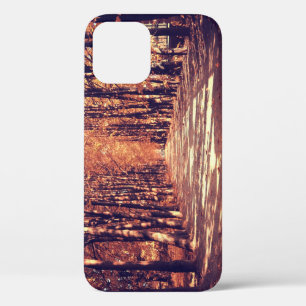 Autumn Forest Path: Tranquil Landscape Journey iPhone 12 Case