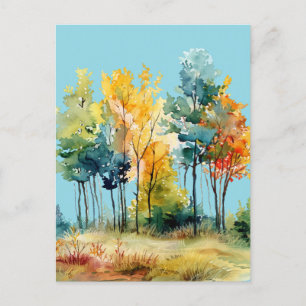 Autumn Forest Postcard