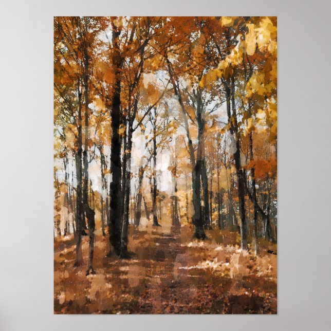 Autumn forest poster (Front)