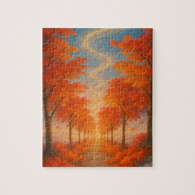 【Autumn Forest Puzzle】 Jigsaw Puzzle (Vertical)